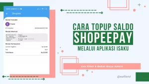 Cara Top up ShopeePay via iSaku
