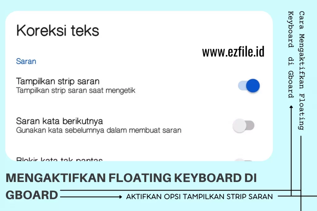 Cara Mengaktifkan Floating Keyboard di Gboard