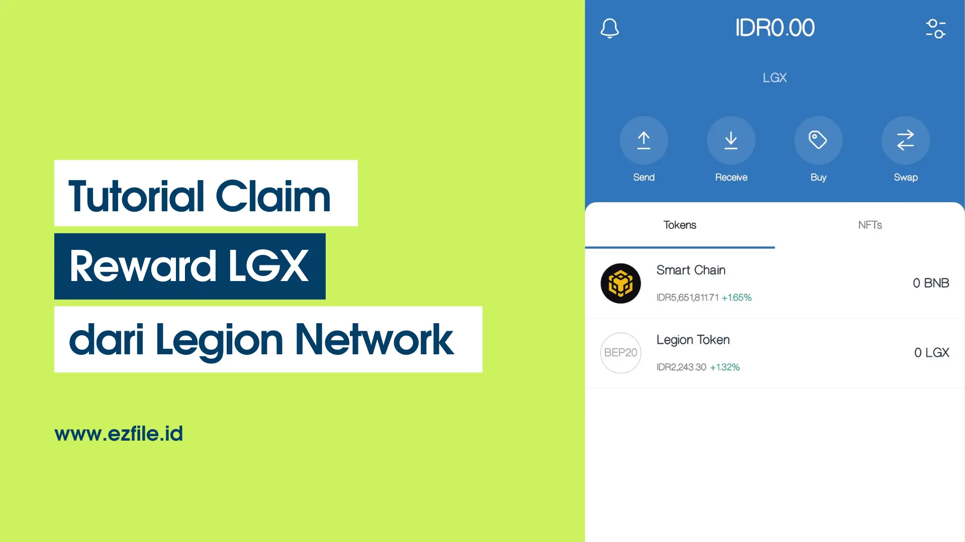 Cara Claim LGX dari Legion Network Terbaru 2022