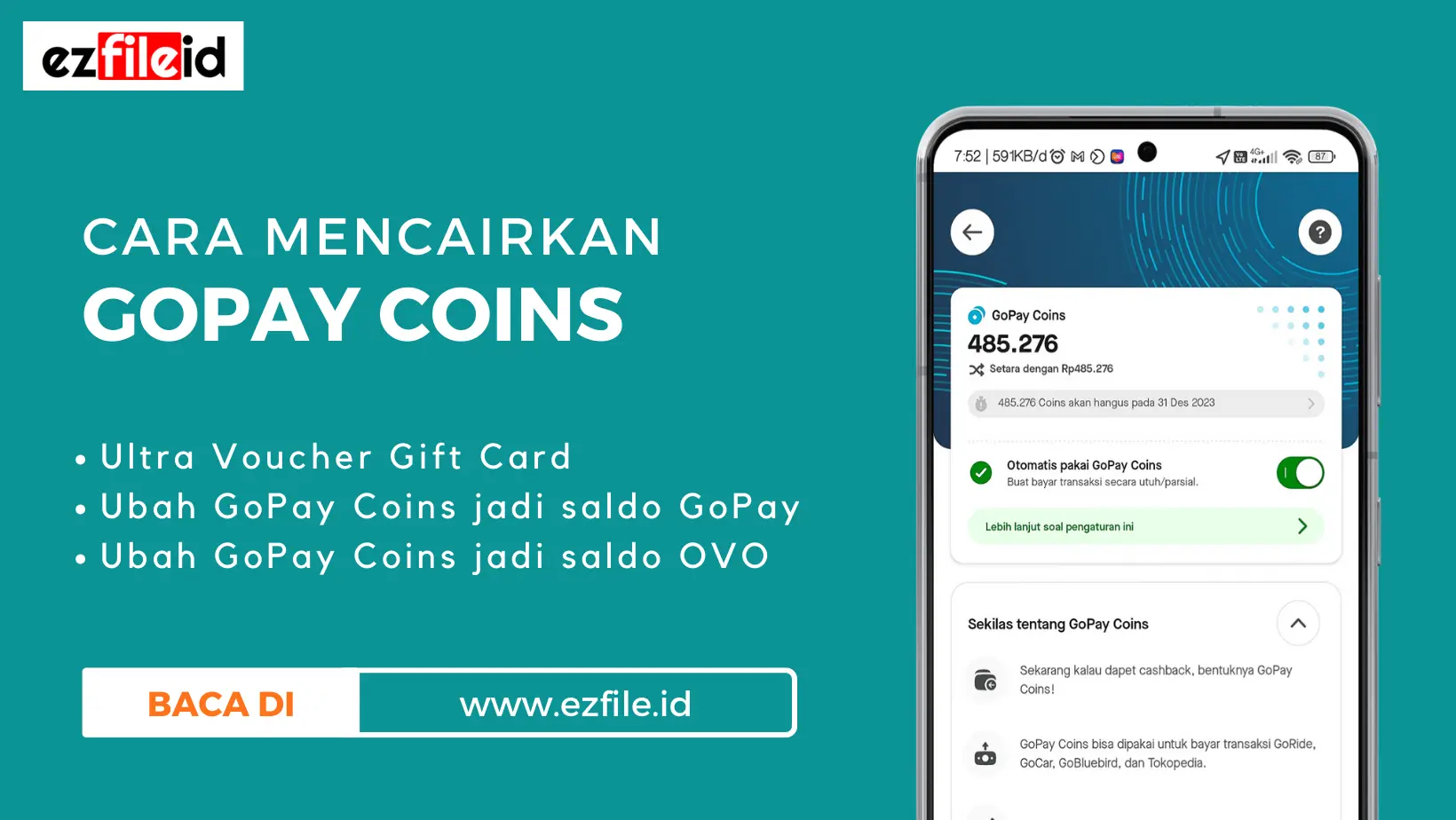 Cara Mencairkan GoPay Coins Terbaru 2022